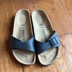 Birkenstock Black Cross-Strap Sandals